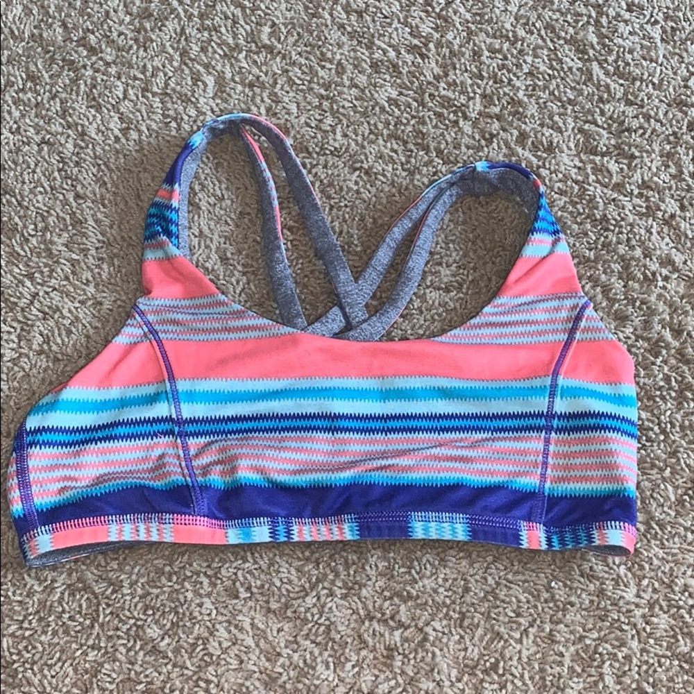 GENTLY USED REVERSIBLE IVIVVA SPORTS BRA